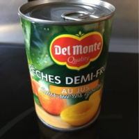 1 / 2 Peche Jus Delmonte