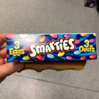 3 eggs SMARTIES