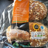 4 oatmeal deli Rolls