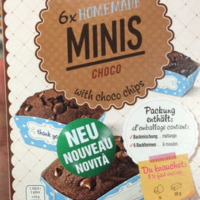 6x Homemade Minis Choco with Choco Chips 6x Homemade Minis Choco with Choco Chips
