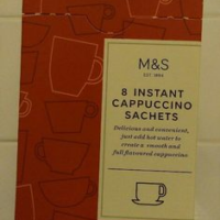 8 instant cappuccino sachets