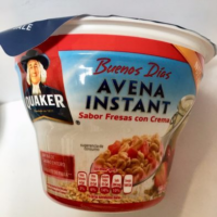 AVENA INSTANT FRESAS CON CREMA