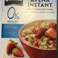 AVENA INSTANT FRESAS CON CREMA