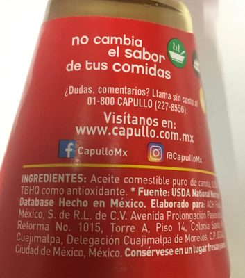 Oil Canola Capullo Oil Canola Capullo - Image 2