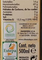 Aceite de oliva virgen extra