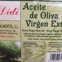 Aceite de oliva virgen extra