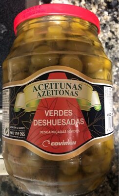 Olives Green deshuesadas Aceitunas verdes deshuesadas
