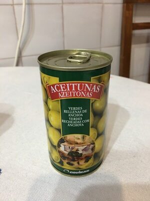 Olives Green stuffed with Anchovy Aceitunas verdes rellenas de anchoa