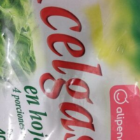 Acelgas en hojas