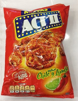 Act II Flavor Chile and Lemon Act II sabor Chile y Limón