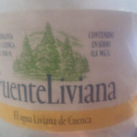 Agua Fuente Liviana