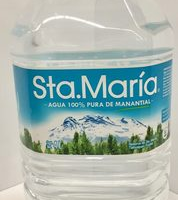 Agua Sta. María