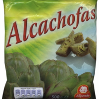 Alcachofas troceadas congeladas "Alipende"