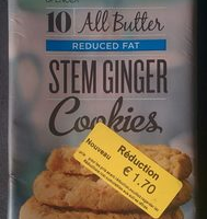 All Butter Reduced Fat Stem Ginger Cookies