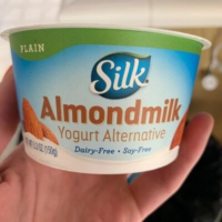 Almond milk yogurt alternative