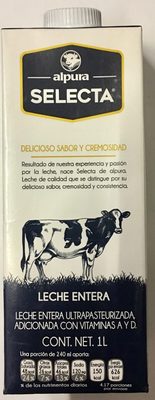 Alpura Saltecta, leche Whole Alpura selecta