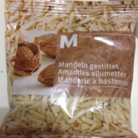 Amandes allumettes