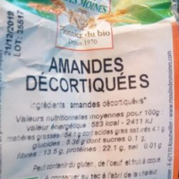 Amandes décortiquées