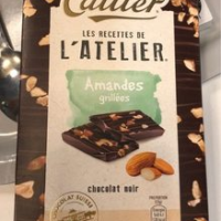 Amandes grillees - chocolat noir