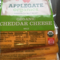 Applegate cheddar cheese