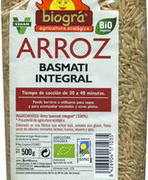 Arroz integral Variedad Basmati