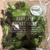 Baby leaf rocket salad