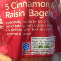 Bagels Raisin Cannelle