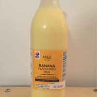 Banana flavoured milk