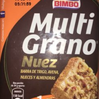 Barra Multigrano Nuez 34GR.