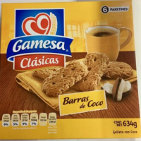Barras de coco