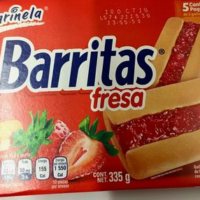 Barritas fresa