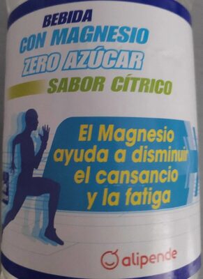 Bebida with Magnesio zero Sugar Bebida con magnesio zero azúcar
