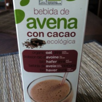 Bebida de avena con cacao