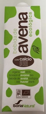 Bebida from Oat with Calcio (Milk d’avoine) Bebida de avena con calcio (Lait d'avoine)