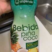 Bebida piña y coco