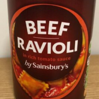 Beef ravioli