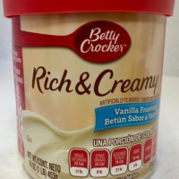 Betún sabor a vainilla