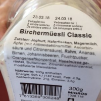 Birchermüesli Classic
