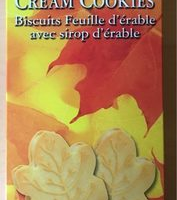 Biscuits feuille d'érable avec sirop d'érable