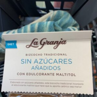 Bizcocho Tradicional Sin Azúcar La Granja