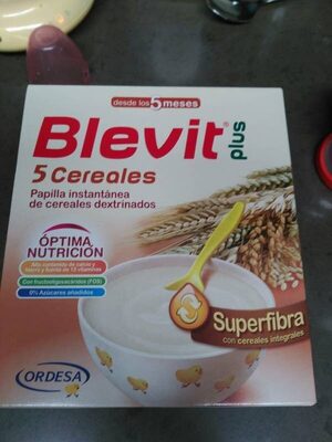 Blevit Plus Superfibra 5 Cereals Blevit Plus Superfibra 5 Cereales