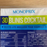 Blinis coktail