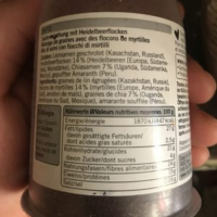 Blueberry chia topping