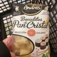 Bocaditos de pan cristal