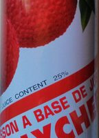 Boisson à base de lychee