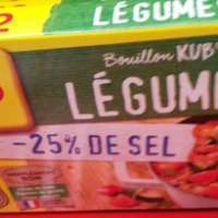 Broth Cubes from Vegetables Bouillon KUB de légumes