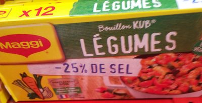 Broth Cubes from Vegetables Bouillon KUB de légumes