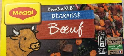 Broth Cubes Beef Bouillon Kub Dégraissé boeuf