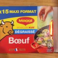 Bouillon bœuf dégraissé