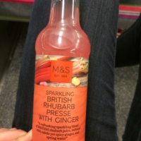 British Rhubarb Presse With Ginger